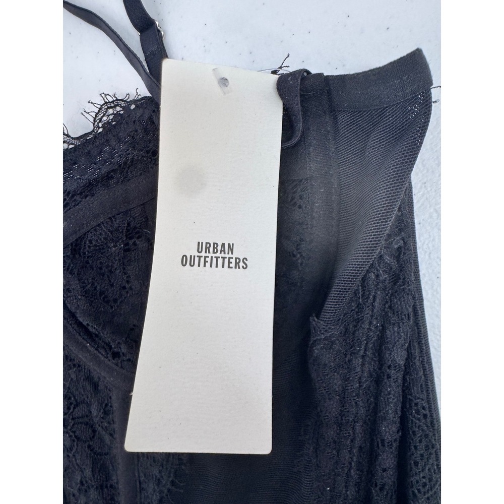 Urban Outfitters Out From Under Black Lace Corset Top Underwire Bustier Sz L NWT - Picture 4 of 5
